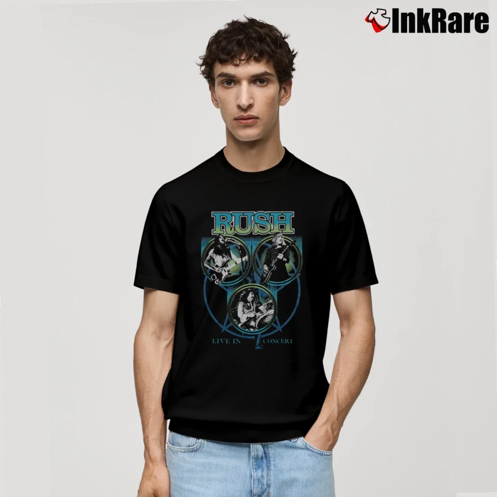 Men’s Rush Live Classic T-Shirt in black | Soft, Breathable Everyday Wear