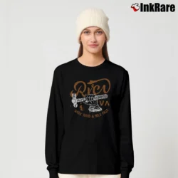 Women’s Rvca Hammer Graphic Long-Sleeve Top in black | Sleek, Versatile, All-Season