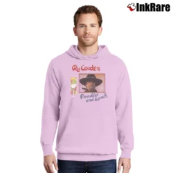 Men’s Ry Cooder Paradise And Lunch Pullover Hoodie in light pink | Cozy, Durable, Modern Fit