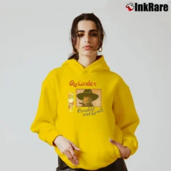 Women’s Ry Cooder Paradise And Lunch Cozy Hoodie in yellow | Warm, Structured, Stylish