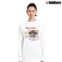 Women’s Ry Cooder Paradise And Lunch Long-Sleeve Top in white | Sleek, Versatile, All-Season