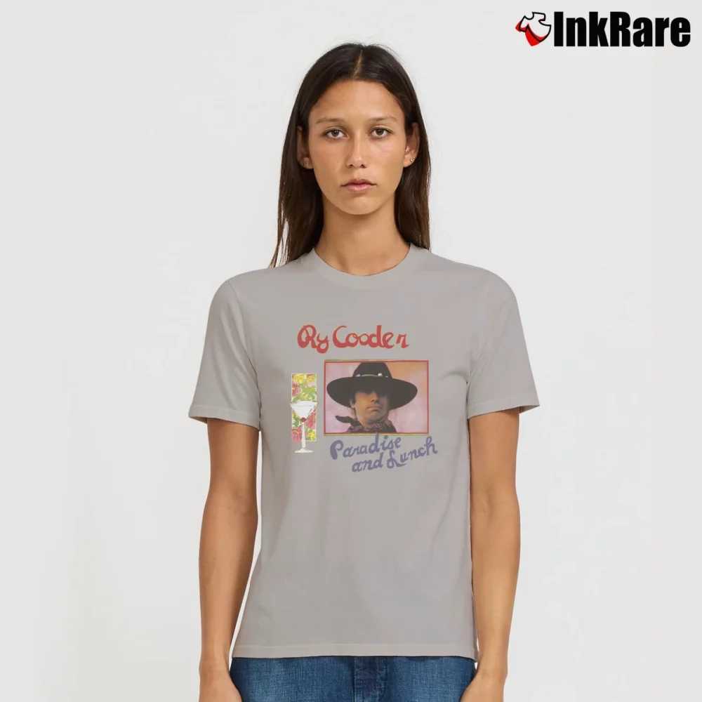 Women’s Ry Cooder Paradise And Lunch Signature T-Shirt in sport grey | Soft, Flattering Fit