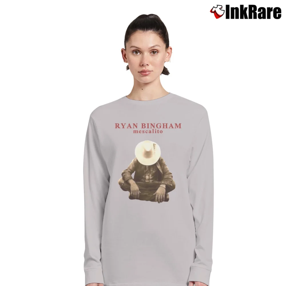 Women’s ryan bingham mescalito americana folk rock Long-Sleeve Top in sport grey | Sleek, Versatile, All-Season