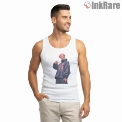 Ryomen Sukuna Streetwear Curse King Anime Shirt on white tank top for men graphic tee
