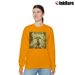 Women’s sabaton band heroes power metal album Relaxed Sweatshirt in orange | Soft, Laid-Back Vibe