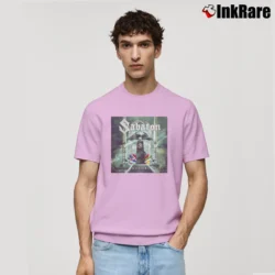 Men’s sabaton band heroes power metal album Classic T-Shirt in light pink | Soft, Breathable Everyday Wear