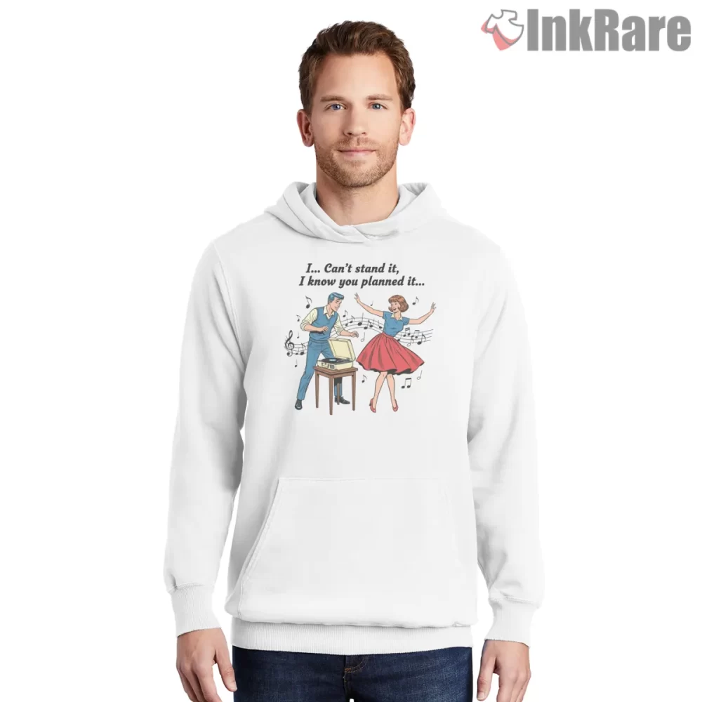 Sabotage Dance Floor Lyric Scene Shirt on white hoodie for men graphic tee