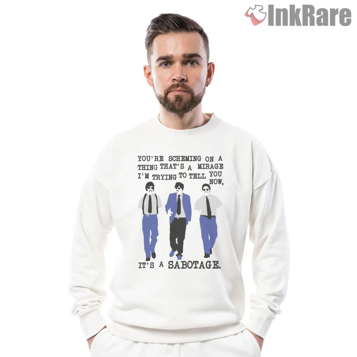Sabotage Lyric Blue Suit Poster Shirt Sabotage Lyric Blue Suit Poster Shirt on graphic shirt for men graphic tee