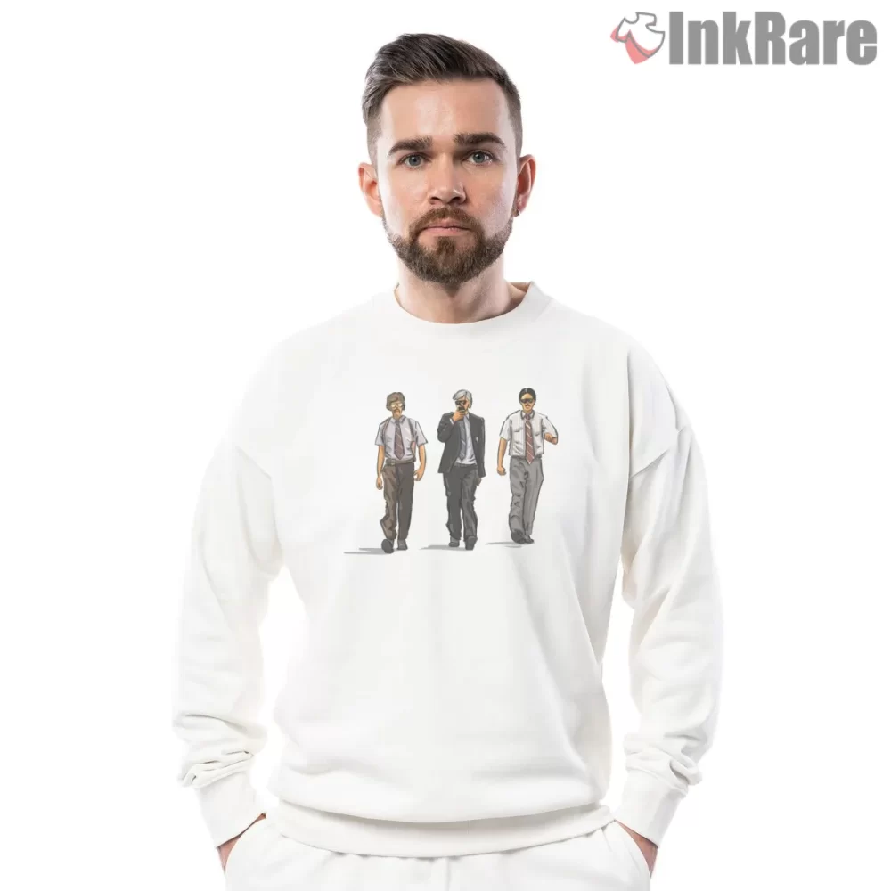 Sabotage Walking Detective Trio Beastie Boys Shirt on graphic shirt for men graphic tee