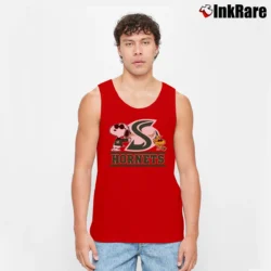 Men’s Sacramento State Hornets Snoopy Tank Top in red | Breathable, Active-Friendly Design