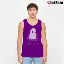 Men’s Sad Ghost Club Classic Tank Top in purple | Breathable, Active-Friendly Design
