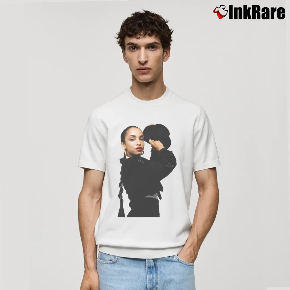 Men’s Sade Lohuioi Music Classic T-Shirt in white | Soft, Breathable Everyday Wear