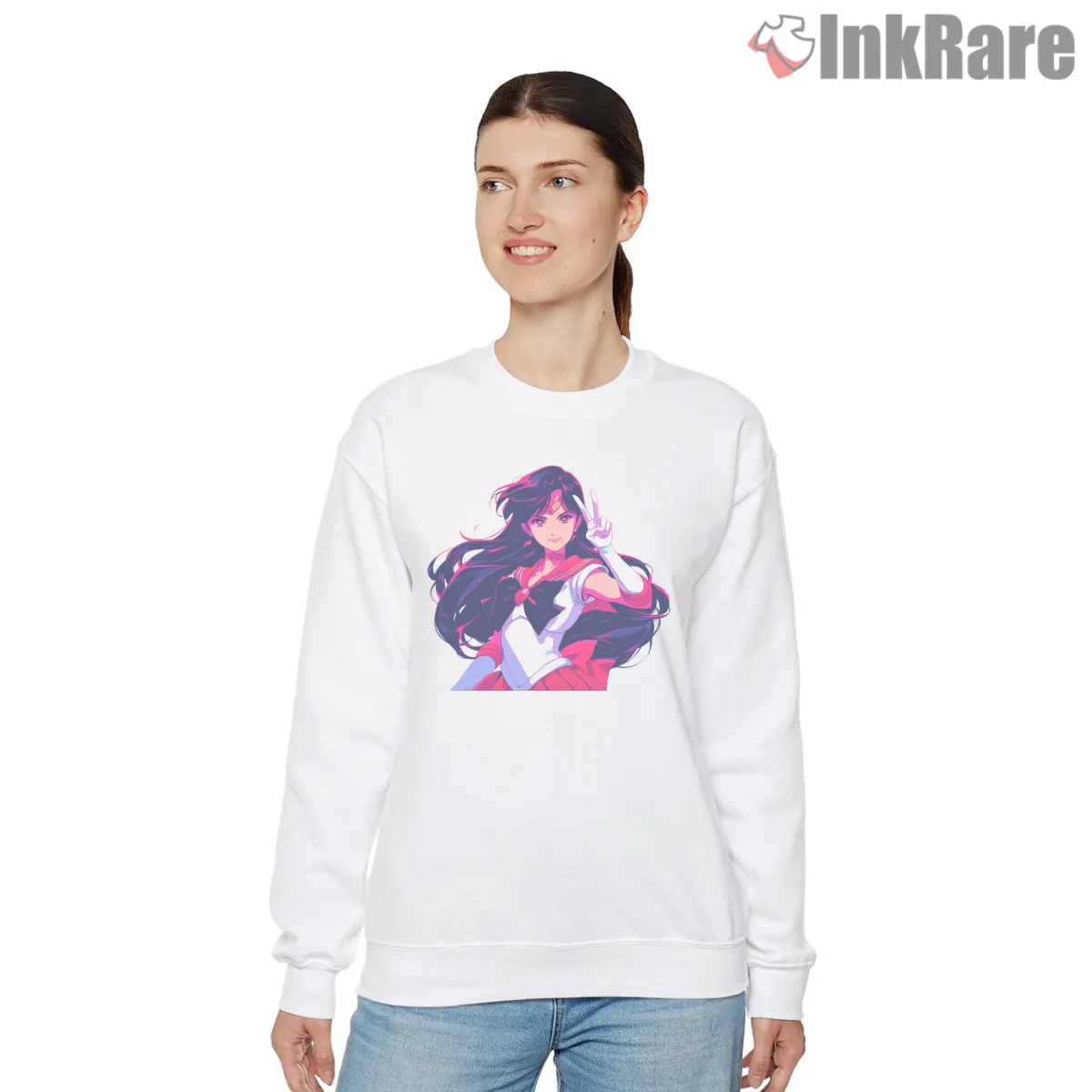 Sailor Mars Confident Gesture Anime Shirt Sailor Mars Confident Gesture Anime Shirt on graphic shirt for women graphic tee