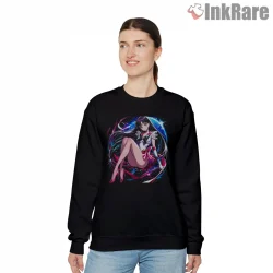 Sailor Mars Full Body Intense Energy Anime Shirt on graphic shirt for women graphic tee