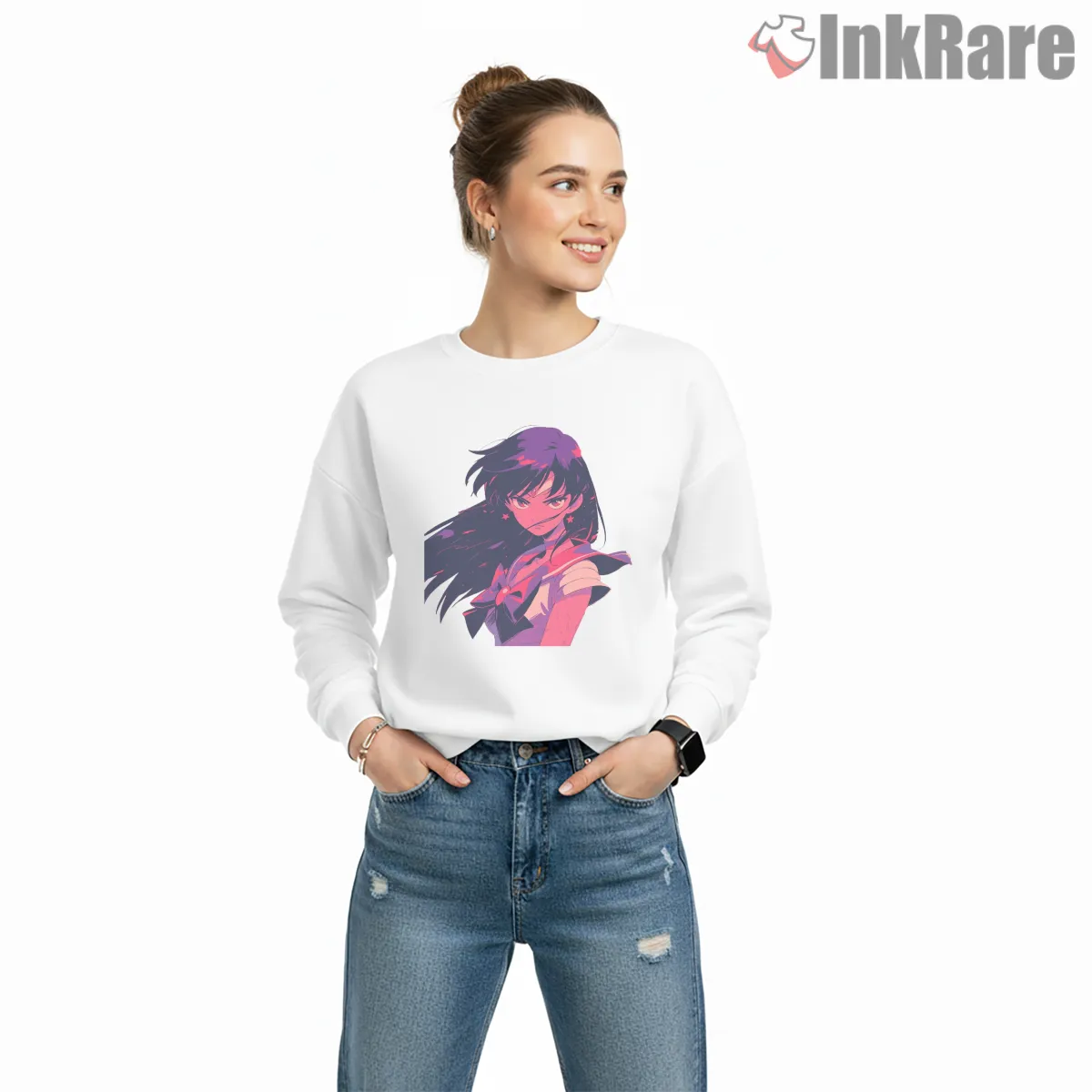Sailor Mars Intense Shadow Portrait Anime Shirt on graphic shirt for women graphic tee