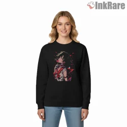 Sailor Mars White Hair Fire Aura Shirt on graphic shirt for women graphic tee