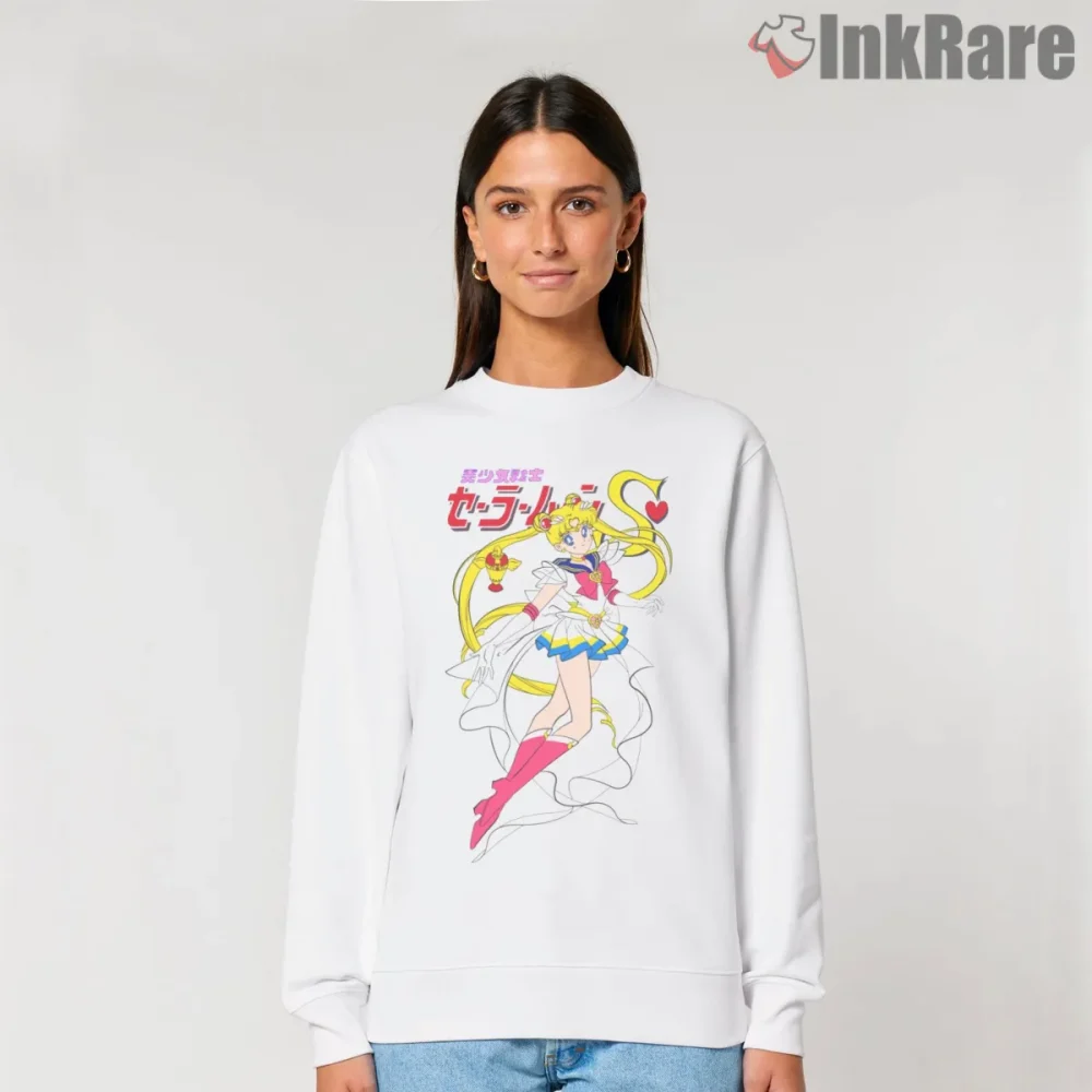 Sailor Moon 90s Retro Vintage Anime Shirt on graphic shirt for women graphic tee