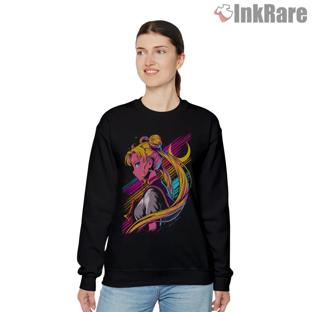 Sailor Moon Retro Pop Art Portrait Shirt on graphic shirt for women graphic tee