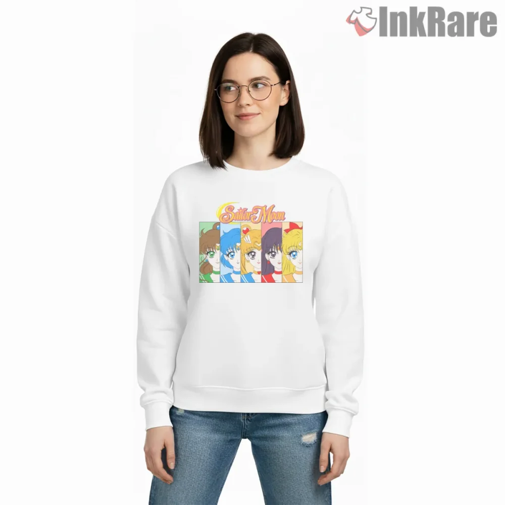 Sailor Moon Team Portrait Classic Anime Shirt on graphic shirt for women graphic tee