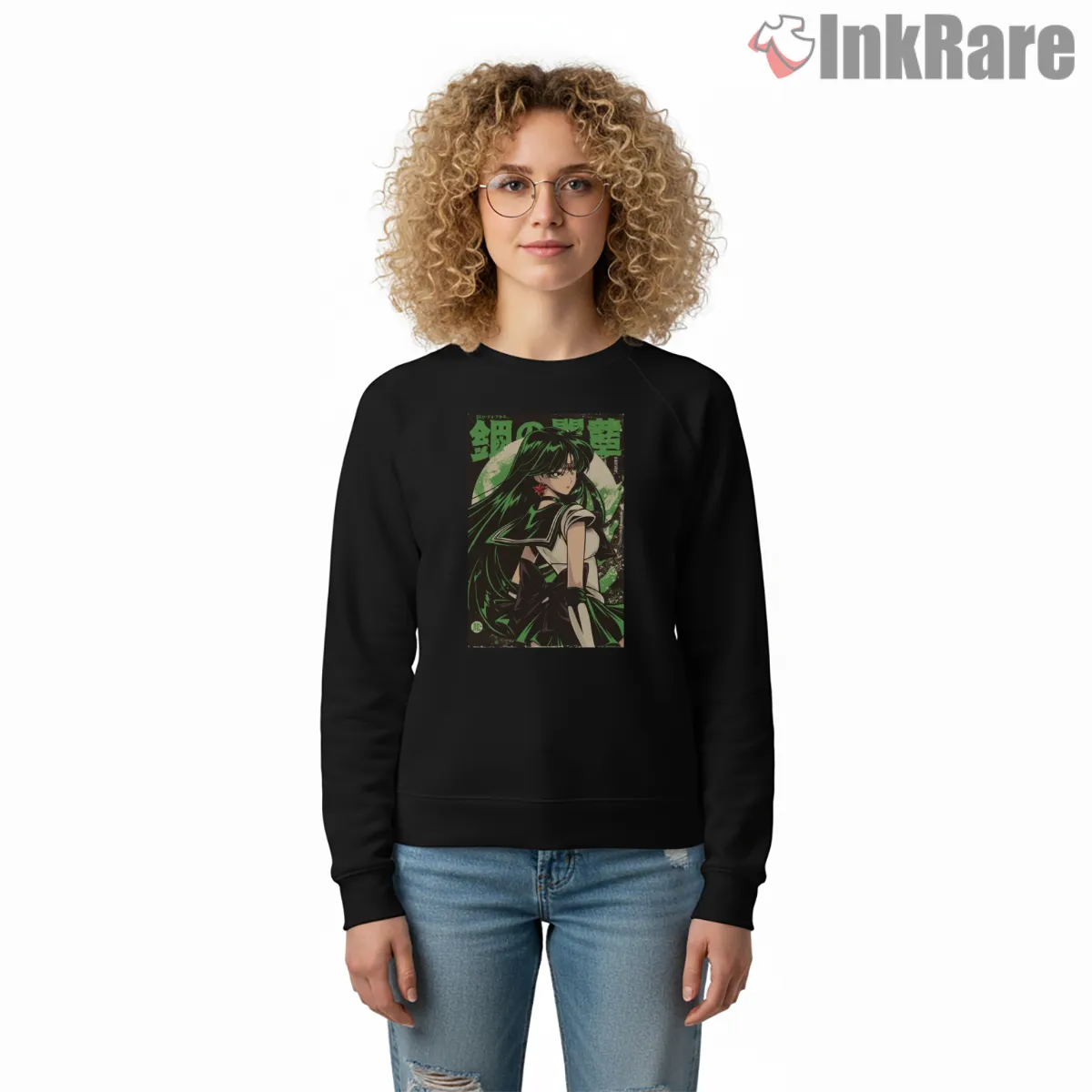 Sailor Pluto Toxic Green Dark Guardian Anime Shirt Sailor Pluto Toxic Green Dark Guardian Anime Shirt on graphic shirt for women graphic tee