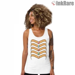 Sailor Scout Tiara Stack Symbol Anime Shirt on white tank top for women graphic tee