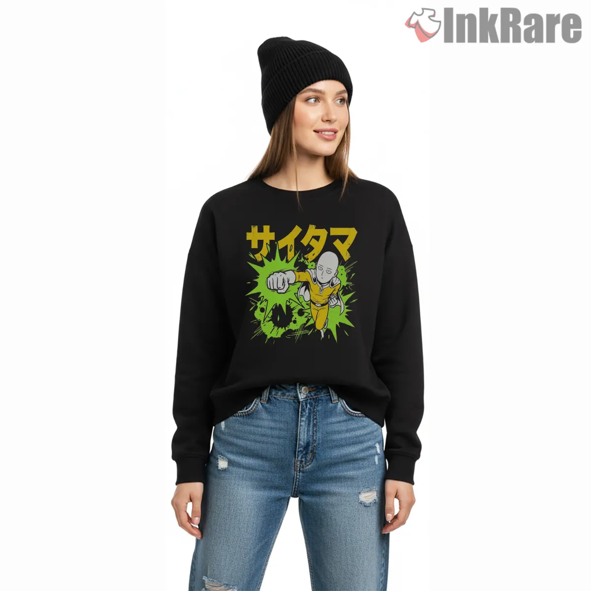 Saitama Flying Punch Impact Anime Shirt on graphic shirt for women graphic tee