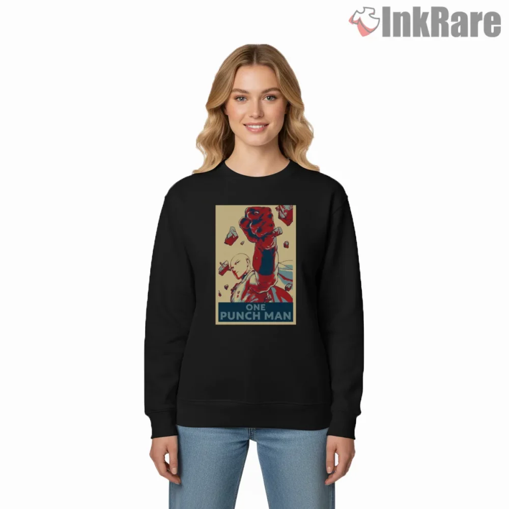 Saitama Hope Style Hero Poster Shirt on graphic shirt for women graphic tee