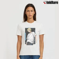 Women’s Sakamoto Days Shin Asakura T-Shirt in white | Soft, Flattering Fit