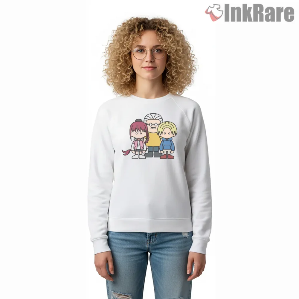 Sakamoto Family Cute Chibi Group Anime Shirt on graphic shirt for women graphic tee