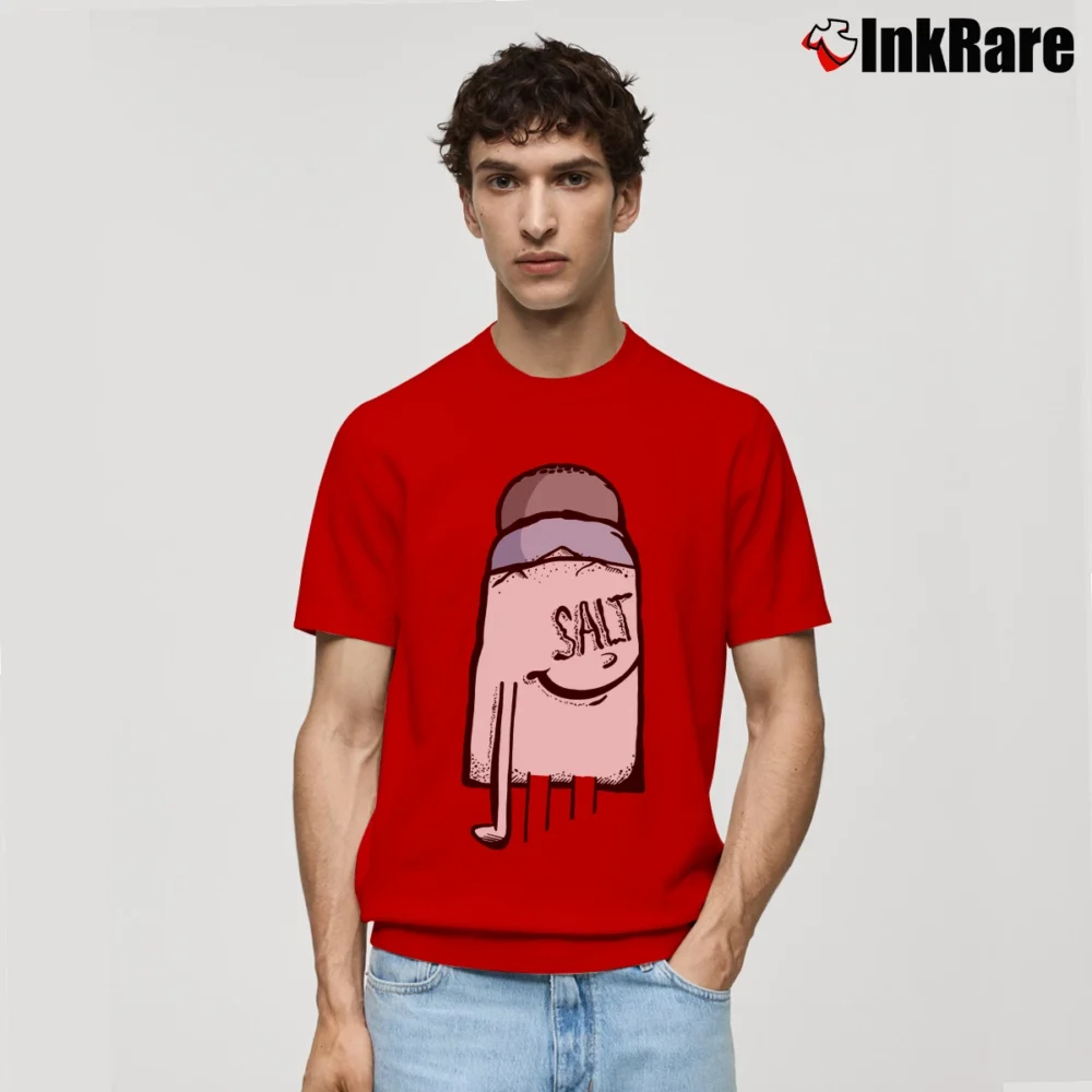Men’s Salt Desert Adidas Yeezy Matching Classic T-Shirt in red | Soft, Breathable Everyday Wear