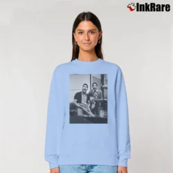 Women’s Sam Cooke With Muhammad Ali Tribute Relaxed Sweatshirt in light blue | Soft, Laid-Back Vibe