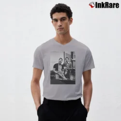 Men’s Sam Cooke With Muhammad Ali Tribute V-Neck Tee in sport grey | Sharp, Breathable, Everyday Staple