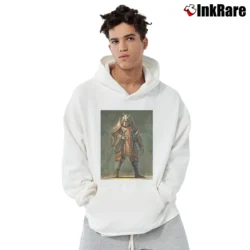 Men’s Samurai Boba Fett Mandalorian Star Wars Pullover Hoodie in white | Cozy, Durable, Modern Fit