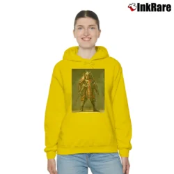 Women’s Samurai Boba Fett Mandalorian Star Wars Cozy Hoodie in yellow | Warm, Structured, Stylish