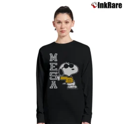 Women’s San Diego Mesa College Snoopy Charlie Brown Long-Sleeve Top in black | Sleek, Versatile, All-Season
