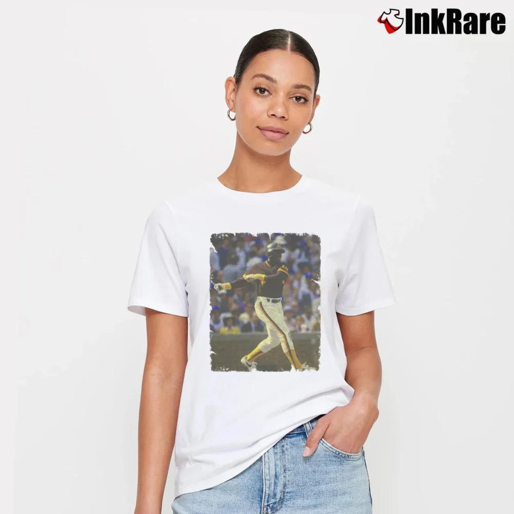 Women’s San Diego Padres Tony Gwynn Signature T-Shirt in white | Soft, Flattering Fit