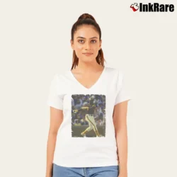 Women’s San Diego Padres Tony Gwynn V-Neck Tee in white | Chic Neckline, Soft Texture