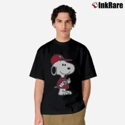 Men’s San Francisco 49ers Snoopy Double Middle Fingers Fck You Classic T-Shirt in black | Soft, Breathable Everyday Wear