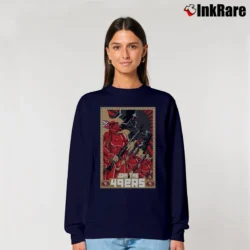 Women’s San Francisco 49ers Stormtrooper Army Star Wars Join The 49ers Relaxed Sweatshirt in navy | Soft, Laid-Back Vibe