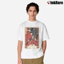 Men’s San Francisco 49ers Stormtrooper Army Star Wars Join The 49ers Classic T-Shirt in white | Soft, Breathable Everyday Wear