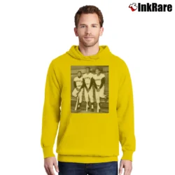 Men’s San Francisco Giants Willie Mays Willie McCovey Orlando Cepeda Pullover Hoodie in yellow | Cozy, Durable, Modern Fit