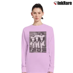Women’s San Francisco Giants Willie Mays Willie McCovey Orlando Cepeda Long-Sleeve Top in light pink | Sleek, Versatile, All-Season