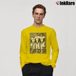 Men’s San Francisco Giants Willie Mays Willie McCovey Orlando Cepeda Long-Sleeve Shirt in yellow | Sleek, Lightweight, Year-Round Wear