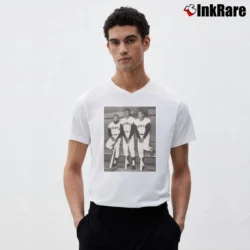 Men’s San Francisco Giants Willie Mays Willie McCovey Orlando Cepeda V-Neck Tee in white | Sharp, Breathable, Everyday Staple