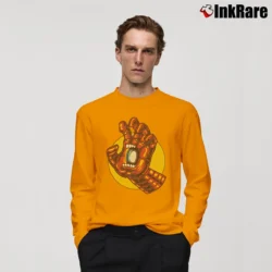 Men’s Santa Cruz Iron Man Marvel Skateboard Graphic Long-Sleeve Shirt in orange | Sleek, Lightweight, Year-Round Wear