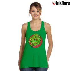 Women’s Santa Cruz Turtle Power Skate Tank Top in irish green | Lightweight, Movement-Friendly