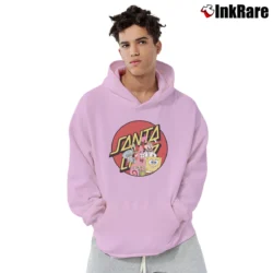Men’s Santa Cruz X Spongebob Pullover Hoodie in light pink | Cozy, Durable, Modern Fit