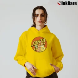 Women’s Santa Cruz X Spongebob Cozy Hoodie in yellow | Warm, Structured, Stylish