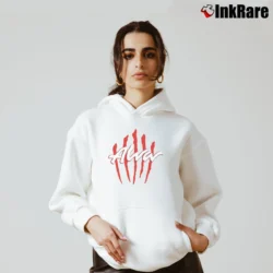 Women’s Santana Day Of The Dead Graphic Cozy Hoodie in white | Warm, Structured, Stylish