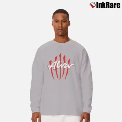 Men’s Santana Day Of The Dead Graphic Long-Sleeve Shirt in sport grey | Sleek, Lightweight, Year-Round Wear